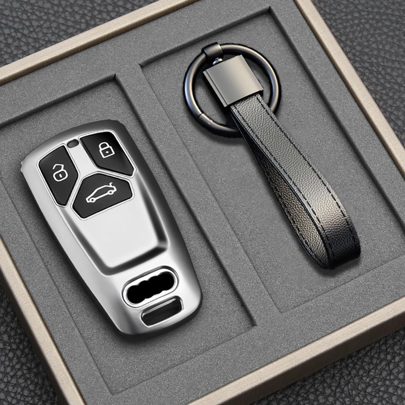 Модный Чехол-Крышка для Ключа Автомобиля для A4 B9 A5 A6 8S 8W Q5 Q7 4M S4 S5 S7 TT TTS TFSI RS Защитная Оболочка Аксессуары для Брелока