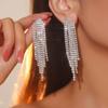 Elegant Rhinestone Tassel Earrings for Women