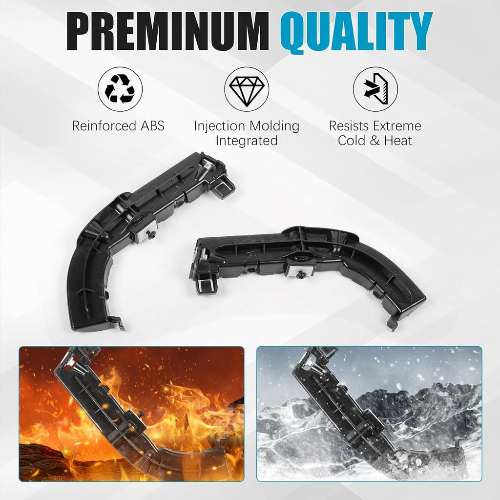 Front Bumper Support Brackets Cover for 08-22 Dodge Challenger | Front Bumper Bracket Bezel Driver Passenger Side