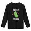 Little Pickle Funny T Shirt For Girls Vegan Women s  Fashion Top with Unique Print vintage Washed Unisex streetwear Breathable
