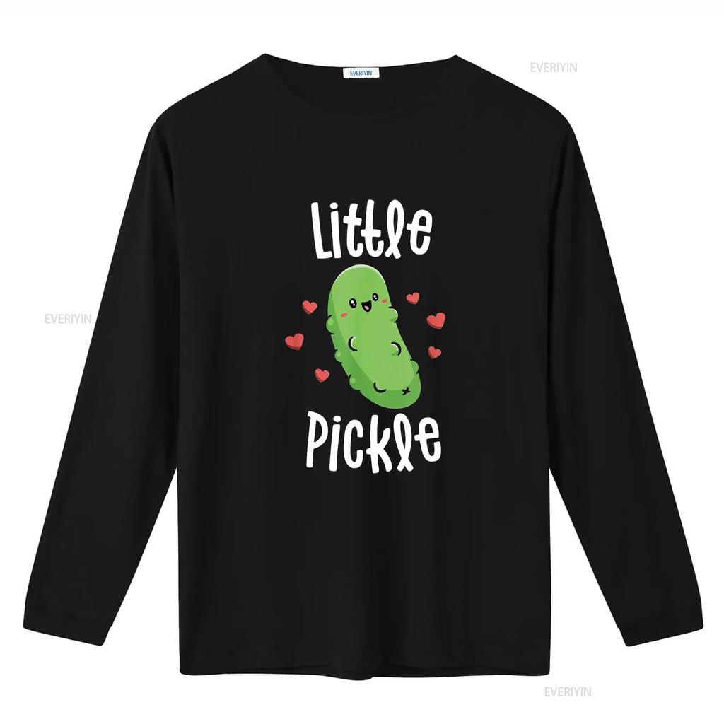 Little Pickle Funny T Shirt For Girls Vegan Women s Fashion Top with Unique Print vintage Washed Unisex streetwear Breathable