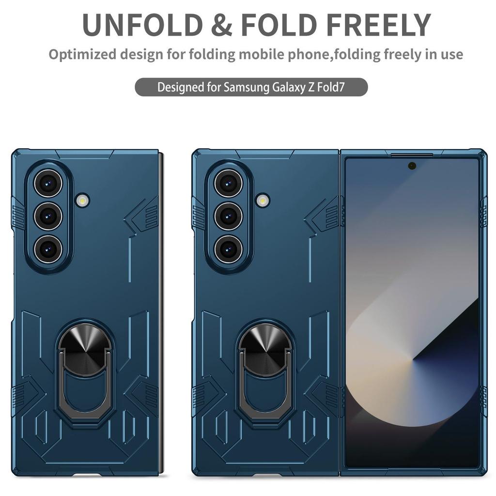 Чехол-подставка Samsung Galaxy Z Fold7/Flip7 с механическим кольцом 360°