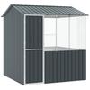 vidaXL Vogelkäfig Anthrazit 215 x 209 x 230 cm Verzinkter Stahl