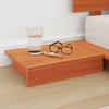 Brown Bed Frame 80 x 200 cm Wood