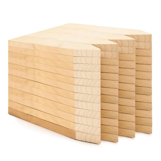 30 шт. деревянных садовых колышков, колышки для оценки и обследования, ландшафтные колышки для поддержки растений, садовых ограждений, границ обследования, базовых линий