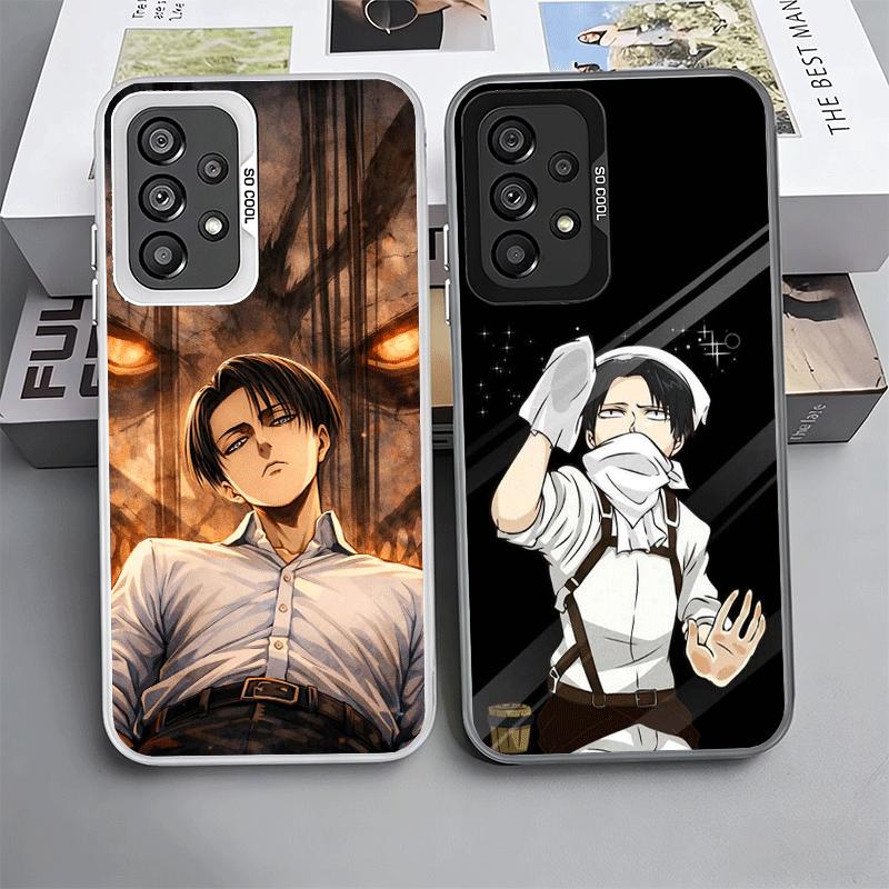 A-Attack On T-Titan Levi Shockproof Phone Case for Samsung A17 A16 A15 A14 A37 A57 A36 A56 A26 A35 A55 A25 A34 A54 A24 A13 A23 A