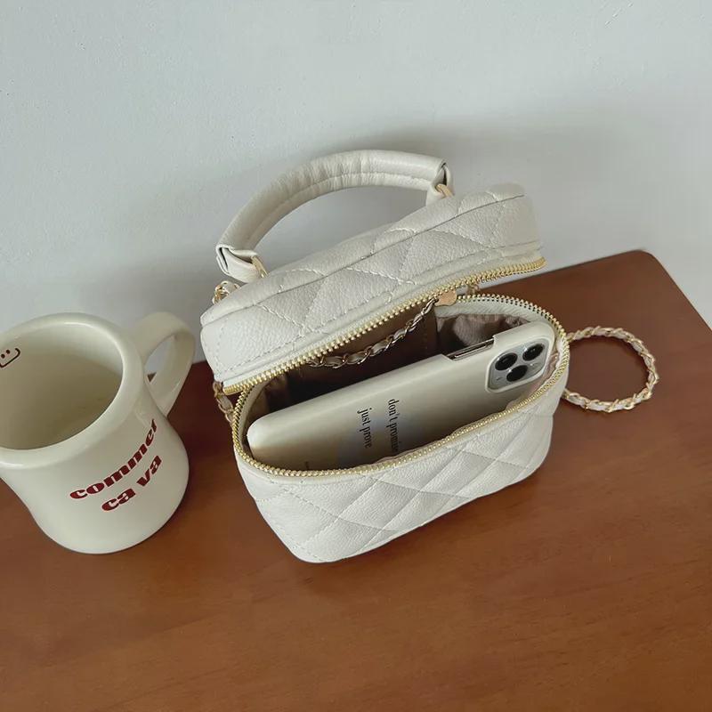 2025 Модная женская летняя сумка-ведро с бриллиантовой цепочкой - Универсальная сумка-мессенджер через плечо