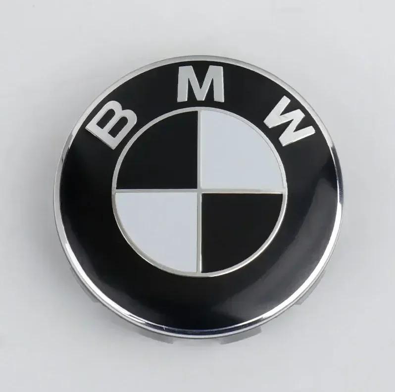AAAXD1 56mm/68mm 4-piece BMW wheel hub center cover protective cap badge modification, suitable for BMW X5 X3 E39 F25 E60 F15 F35 F18