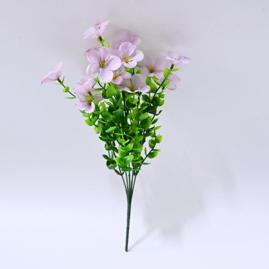 Artificial Flowers for Outdoors UV Resistant Mixed Bundles Fake Wildflower Bouquet Realistic Spring Planter Filler for Hanging Baskets Porch Patio
