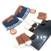 LINE FRIENDS Brown Children's Knit Gloves Children's Elementary School Winter Smartphone Touch Fur Boys Girls Finger Kids Gloves