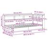 Bookshelf Bed with Headboard White 90 x 190 cm Particleboard