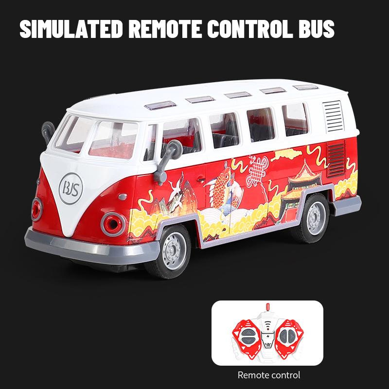 Нетоксичный 1/30 Школьный Автобус на Радиоуправлении Высокоскоростной 4-канальный Модель Туристического Автобуса Двухэтажный Экскурсионный Электрический RC Автомобиль Игрушки для Детей Подарок