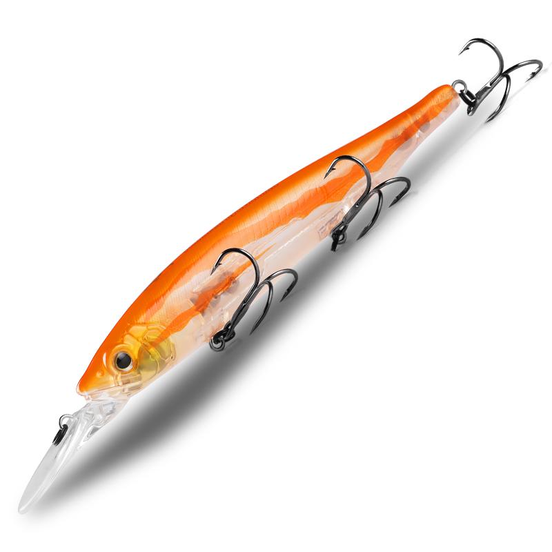 BEARKING 128 мм, 22,9 г, глубина 2–3 м, воблер, верхняя рыболовная приманка, жесткая наживка, качественные крючки гольяна, рыболовные аксессуары для рыболовных снастей