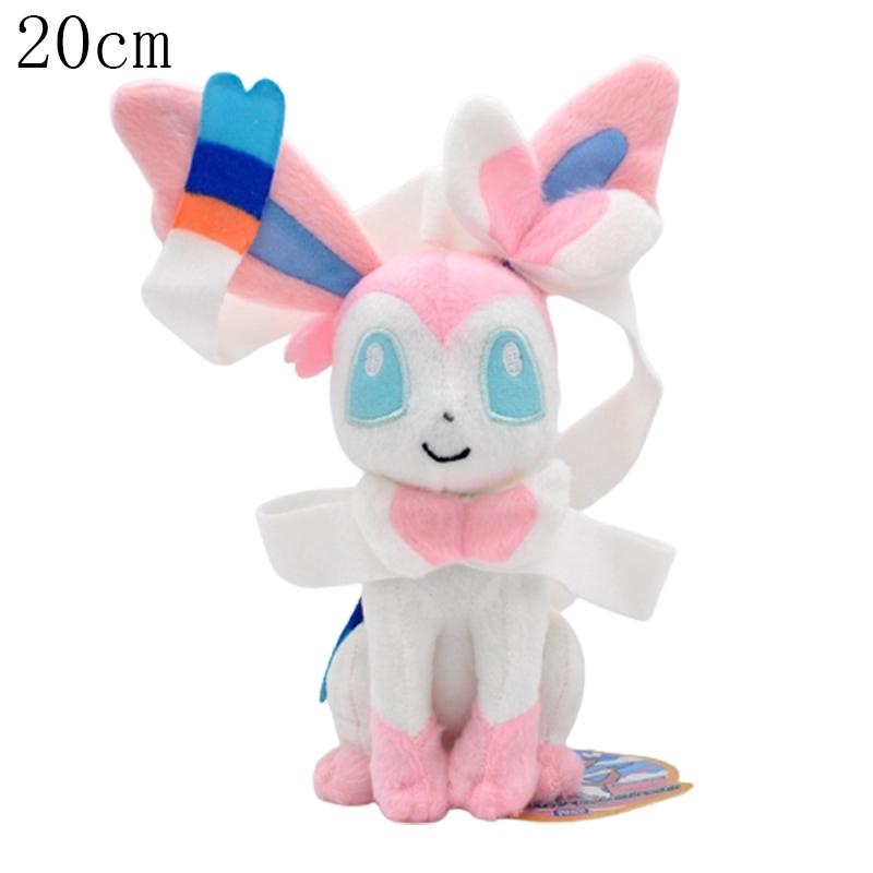 Eevee Collection Plush Flareon Vaporeon Stuffed Doll Anime Espeon Umbreon Glaceon Leafeon Sylveon Toys hobbis Kid Gift