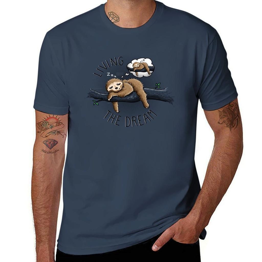 Living The Dream Tshirt Cotton T Shirt Unisex T Shirts For Unisex Cotton Funny Tshirt