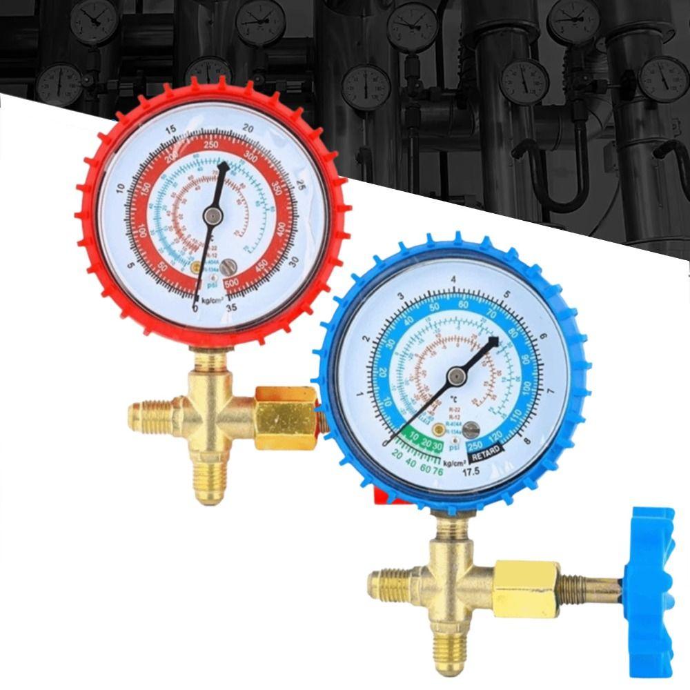 Control Valve Air Conditioning Pressure Gauge Pressure Gauge Manometer Refrigerant Recharge