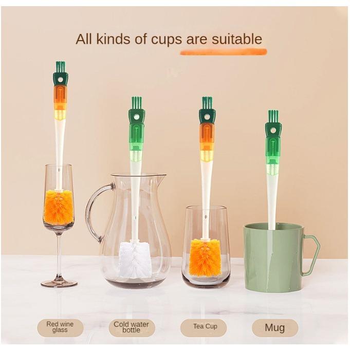 5в1 щетка для чистки чашек с длинной ручкой многофункциональная щетка для чистки бутылок с молоком кухонные принадлежности