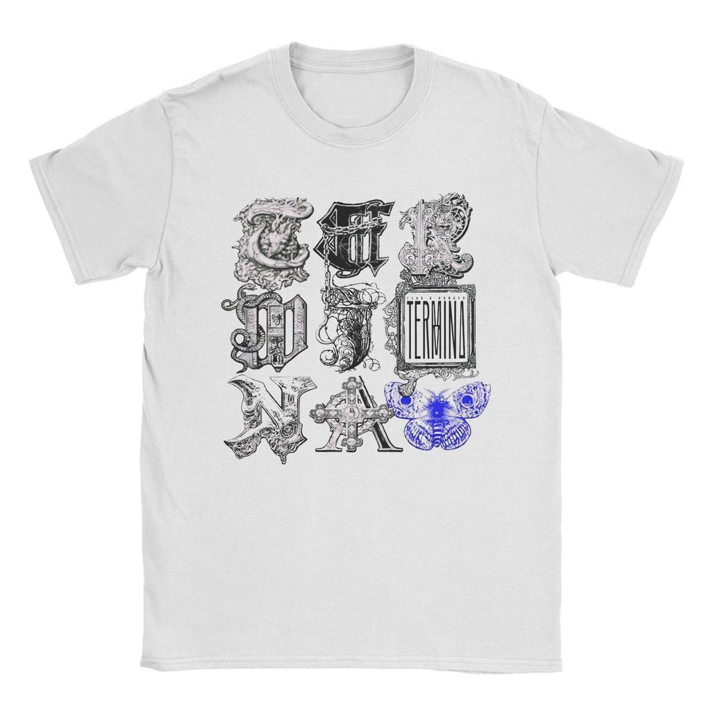 Футболка Fear and Hunger Games Мужская 100% хлопок Одежда Винтажный Хоррор Круглый вырез Короткий рукав