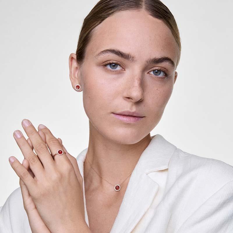 Daniel Wellington Hongyun Series Retro Niche Design Light Luxury High-end Synthetic Cubic Zirconia Alloy Ring Women’s Style DW00401249