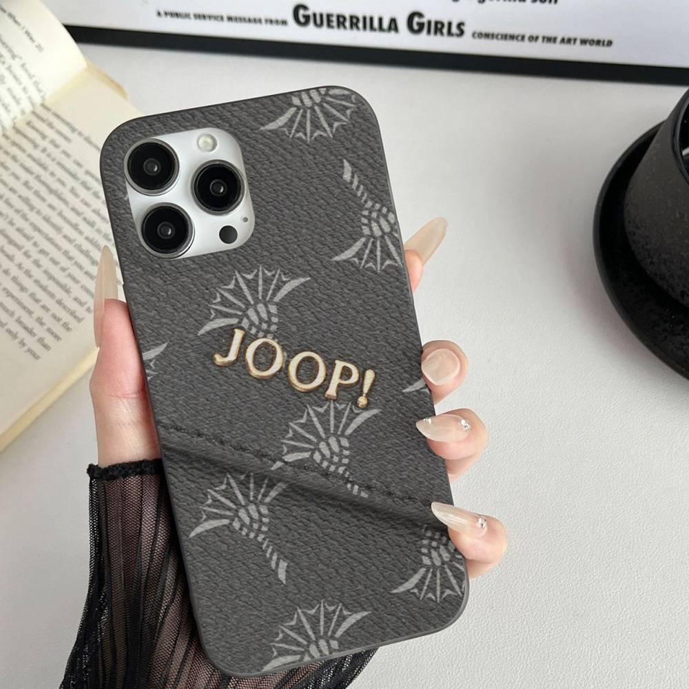 Модный бренд J-Joop Для IPhone 17 16 15 14 13 12 11 Pro Max Plus Pro Прозрачный чехол для телефона Нескользящий корпус
