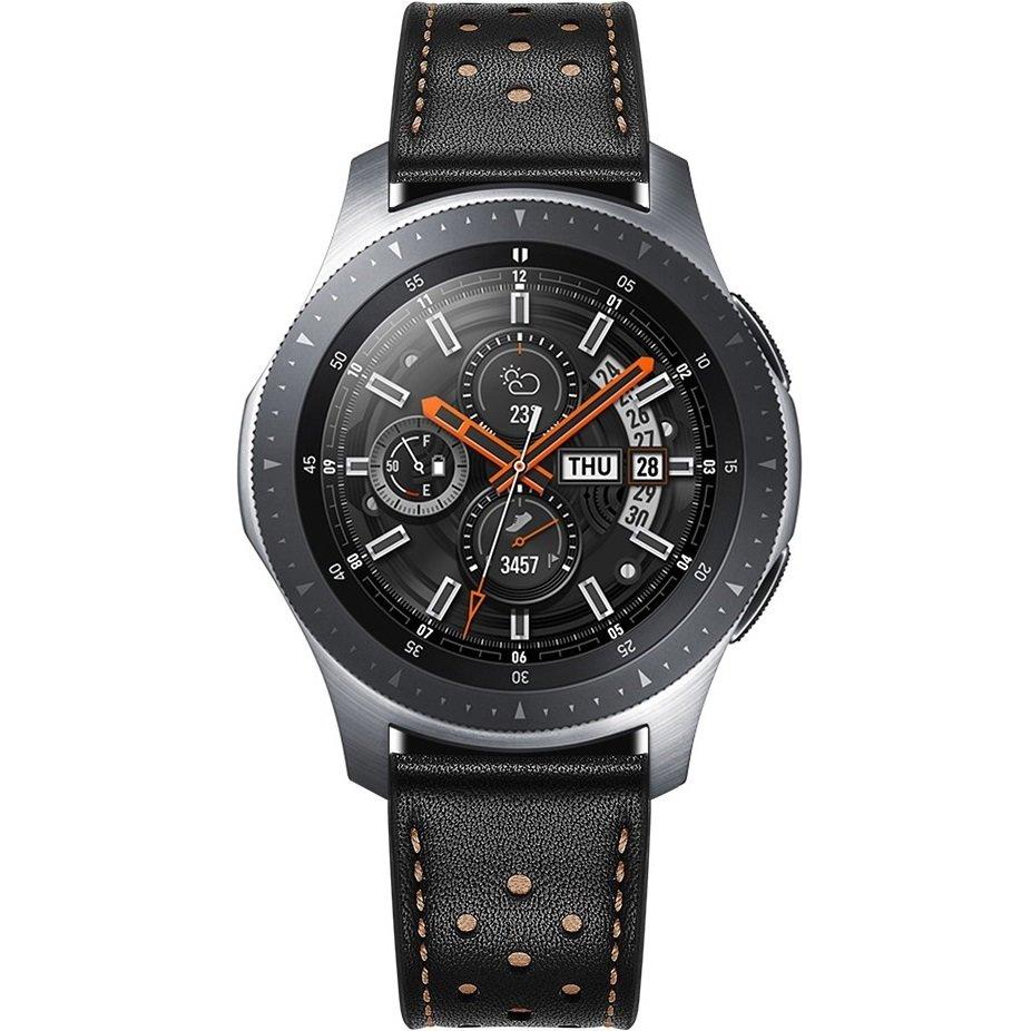 Universal Leather Strap 22mm, Black