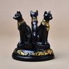 1pc Diffuser Cat Crystal Ball Stand Cats Shape Sphere Holder Triple Egyptian Display Base Resin Figurine Statue Office HomeDecor