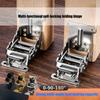 2pcs Locking Folding Hinges Concealed for Cabinets and Door Sturdy Iron Portable Furniture Hardware Easy Installion