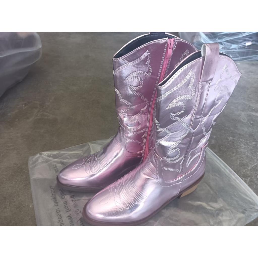 Большие размеры, новые, красивые, среднего размера, однотонные, остроносые, для взрослых, ботинки Martin на толстом каблуке