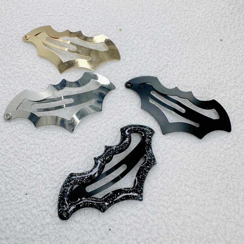 10/20Pcs Bat Shape Furry Bat Hair Clips Halloween Theme Fun Hair Clips  for Costume Events