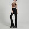 American Micro-flared Jeans Women's Autumn New High-waisted Thin Elastic Small Retro Horseshoe Pants
