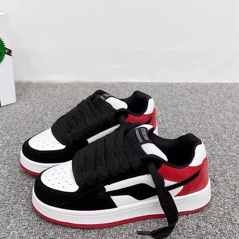 Женская обувь Кроссовки на толстой подошве с увеличенной толщиной подошвы, сверхлегкие, нескользящие, износостойкие, повседневные кроссовки для хлеба, вулканизированная обувь