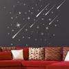 Fshion 3D Meteor Stars Universe Shooting Блестящая звезда Наклейка на стену Светоотражающие наклейки на стены для дома Модные украшения Зеркала
