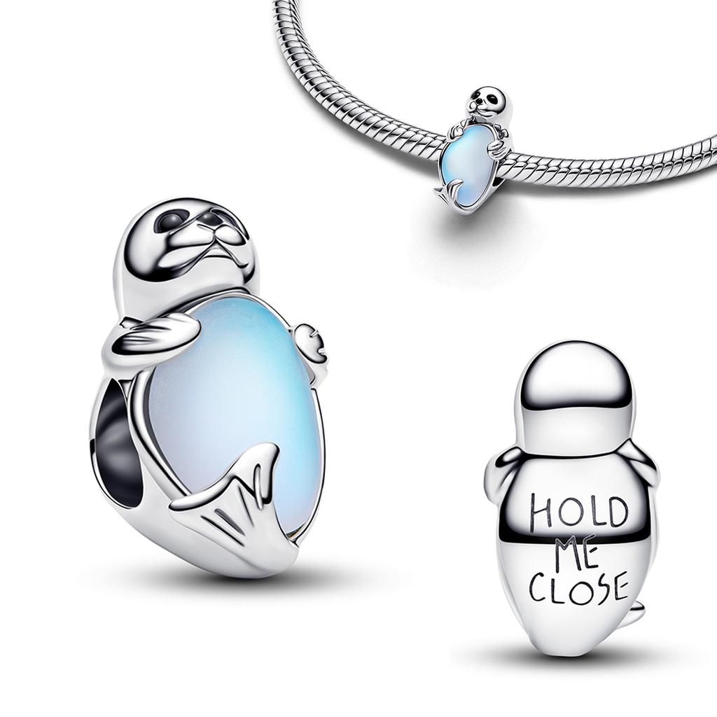 Аутентичные Медные Золотистые Круглые Шармы Лошадь Лев Замок Бусины Браслет Ожерелья Женский Рождество Хэллоуин DIY Подарок