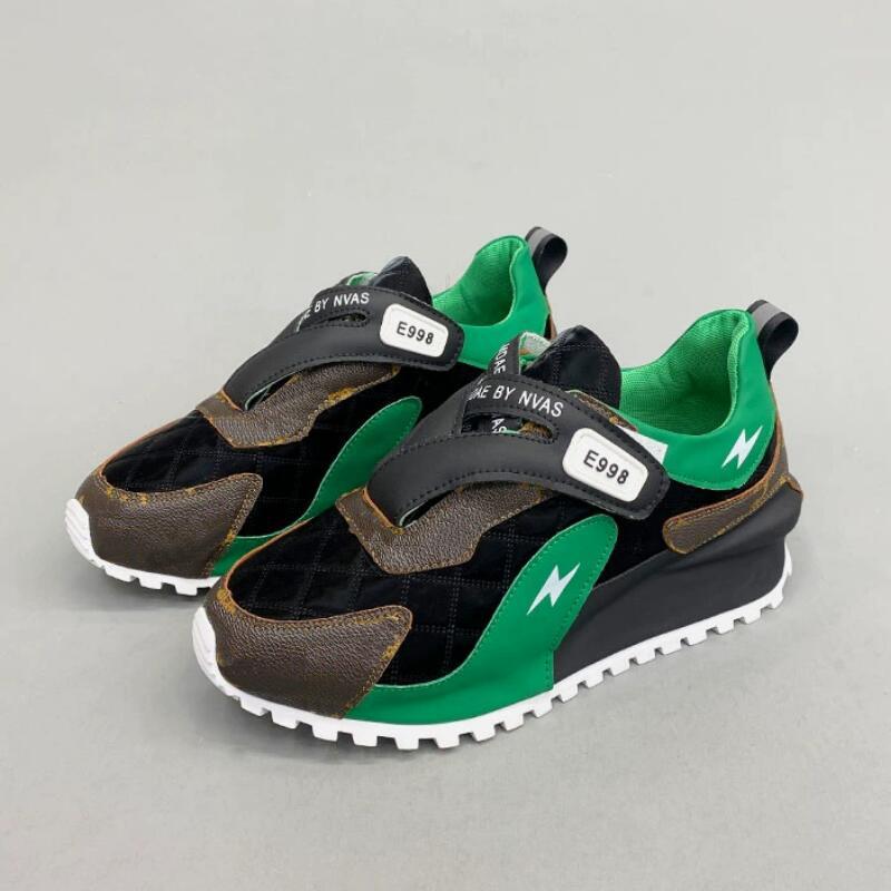 High-end and Stylish Men's Shoes, National Trend Retro Printed Dad Shoes, Niche Forrest Gump Casual Sports 8