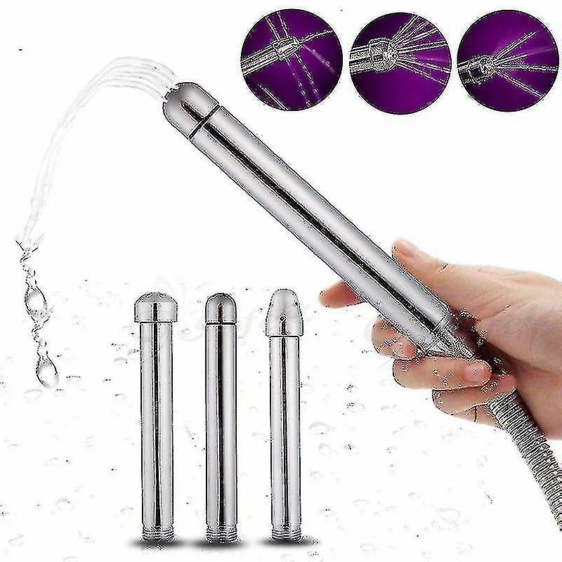 3 Style Head Shower Enema Water Nozzle Anal Douche Vaginal Colon Clean Tool Kit Tw