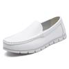 39-44 Men's Large Lightweight and Comfortable Flat White Shoes Nurse Shoes One Step Stepping