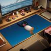 Pingu Print  Cushion Non-slip Laptop Tablet Big Mousepad XXL Mat Mini PC Playmat With Lock edge
