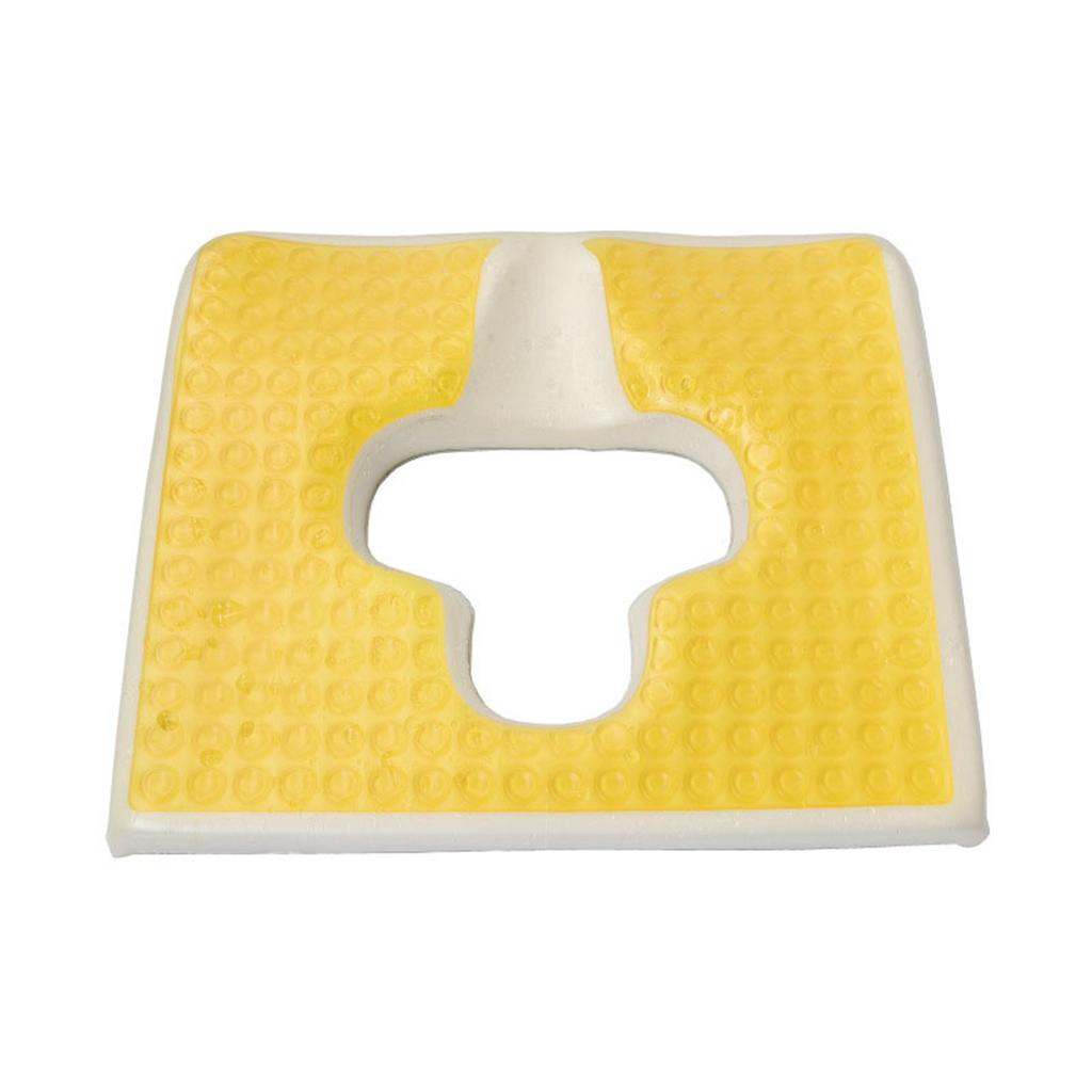 Подушка от пролежней для ягодиц с гелем и эффектом памяти, Т-образное отверстие, водонепроницаемая, дышащая, против пролежней