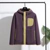 Спортивная куртка Polar Fleece для мужчин и женщин, ветрозащитная, теплая, утолщенная, из овчины, подходящая по цвету куртка