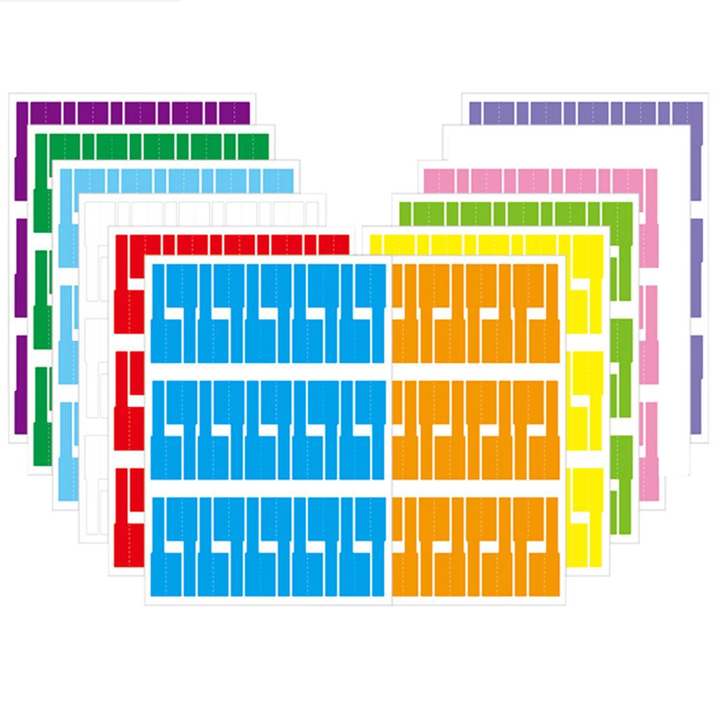 300 шт. водонепроницаемые кабельные этикетки самоклеящиеся кабельные этикетки наклейки для кабельной маркировки классификации