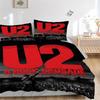 3pcs U2, Rock Crusade Duvet Cover Set - Soft & Breathable Bedding, Includes 1 Duvet Cover and 1/2 Pillowcases (No Insert) yy251107199
