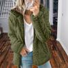 Women's Hooded Wool Fleece Autumn Winter Top Coat