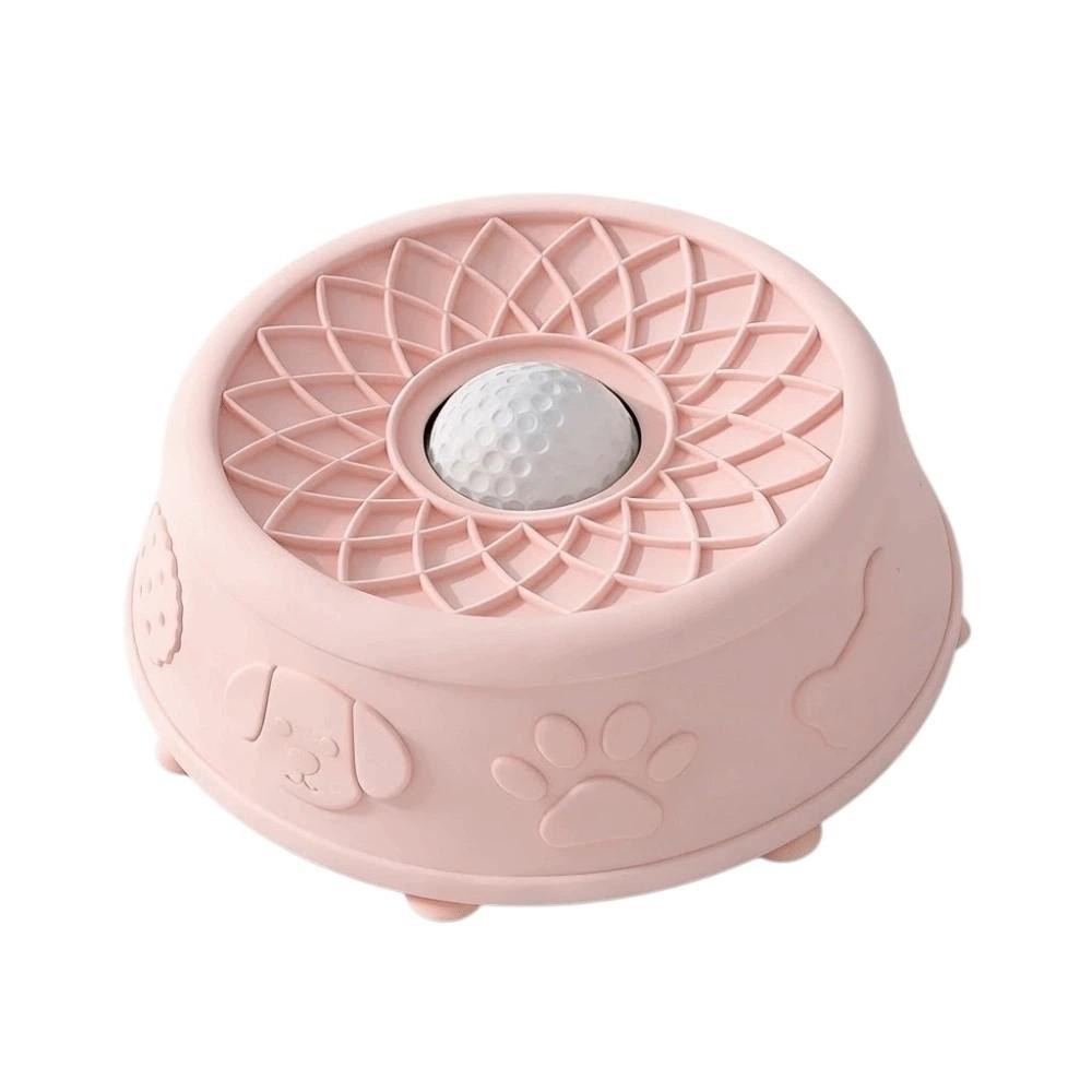 Anti-spill Slow Feeder Silicone Yogurt Licking Plate  for Puppy Kitty Training