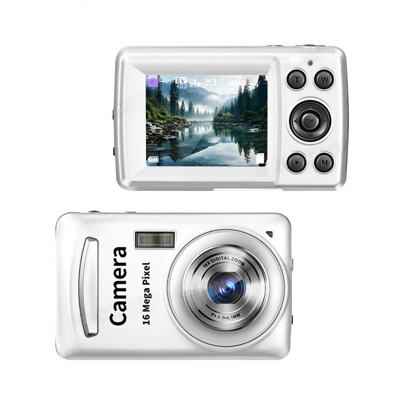 16 МП HD цифровая камера с 2,4-дюймовым экраном - Идеально подходит для домашнего использования или в качестве подарка