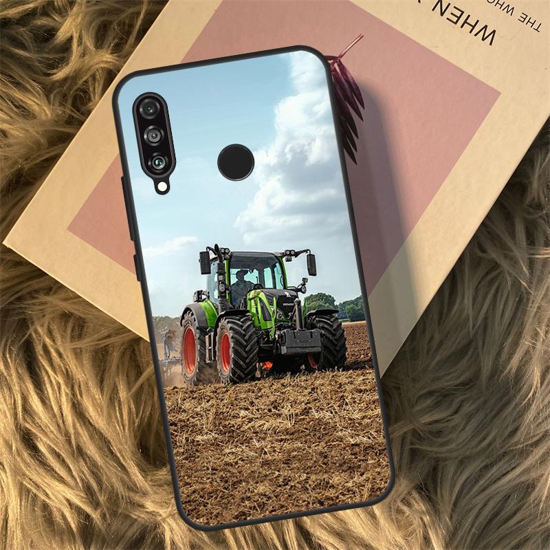 Чехол для телефона Huawei Nova 11i 12i 3i 7i 8i 9 10 SE Y60 Y61 Y70 Y72 Y73 Y90 Y91 P20 P30 P40 Lite с рисунком Фермерский трактор