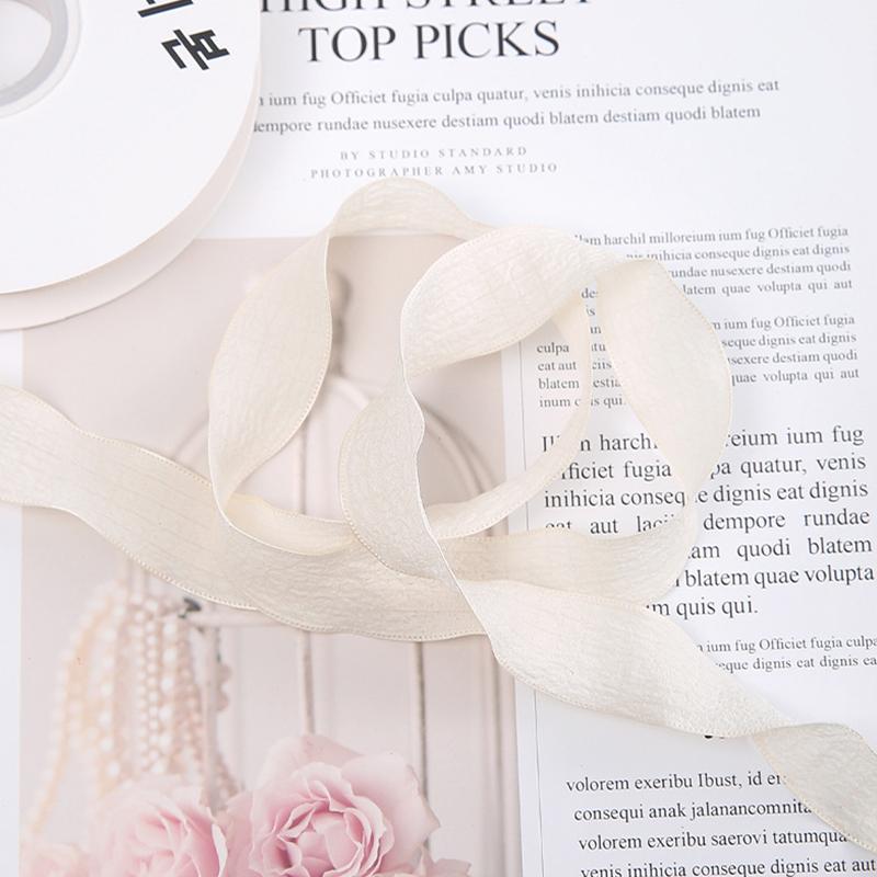 10 ярдов Упаковочные ленты для подарков Упаковка Подарок Цветок Ручная работа DIY Украшения для торта ARI