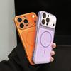 Чехол для iPhone 17 Pro Max - Большое окно, Текстура личи, Магнитное крепление, Кожаная текстура, Полное покрытие