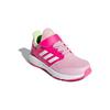 Adidas Fortafaito El K Comfortable Slip Resistant And Breathable Low top Kids' Running Shoes Pink White Kids' F36104