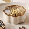 Chinese Style Multi-Layer Snack Box with Lid for Dried Fruits and Nuts - Ideal for Coffee Tables and Living Rooms