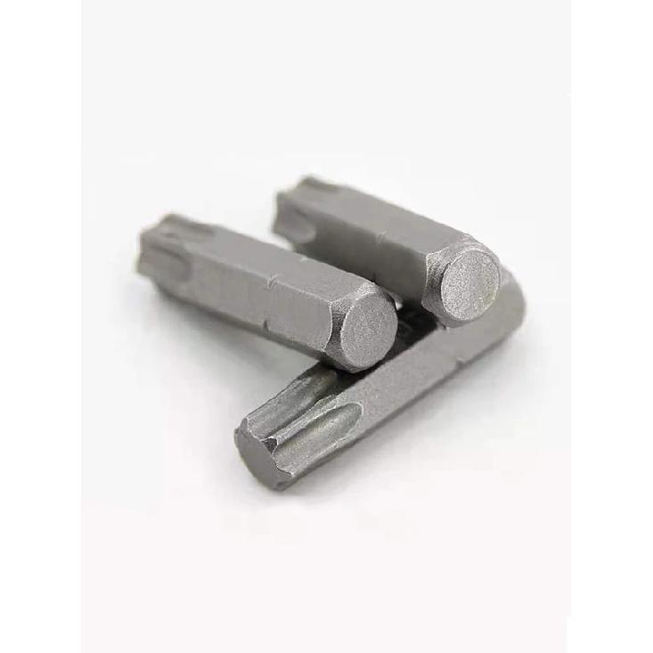 1 Inch T6 T7 T8 T9 T10 T15 Torx Screwdriver Bit Set S2 Steel 1/4 Inch 6.35mm Hex Shank Electric Screwdriver Bits For Power Tools
